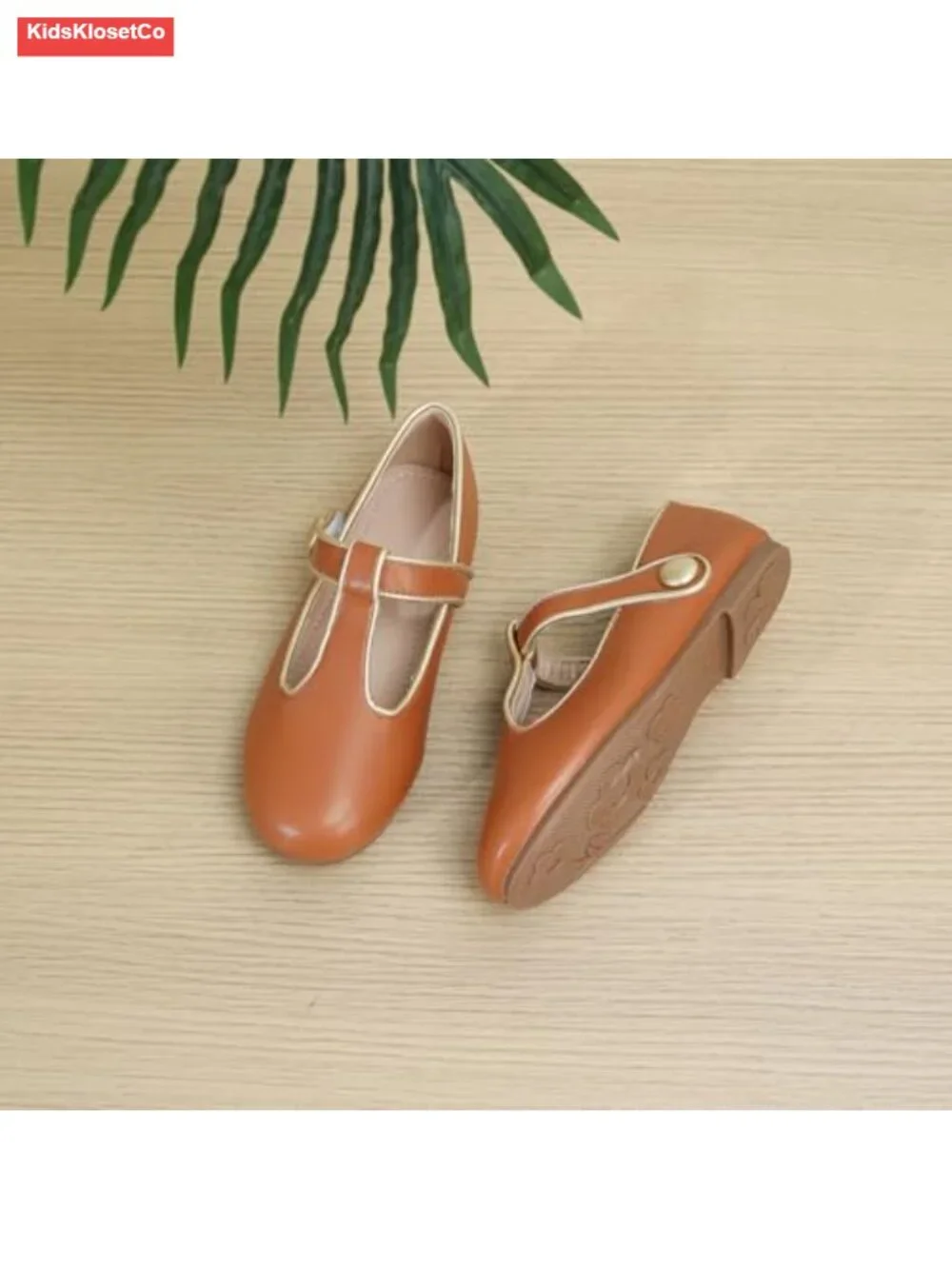 Toddler Girls Ballet Flats Mary Jane Dress Shoes with Adjustable Strap,